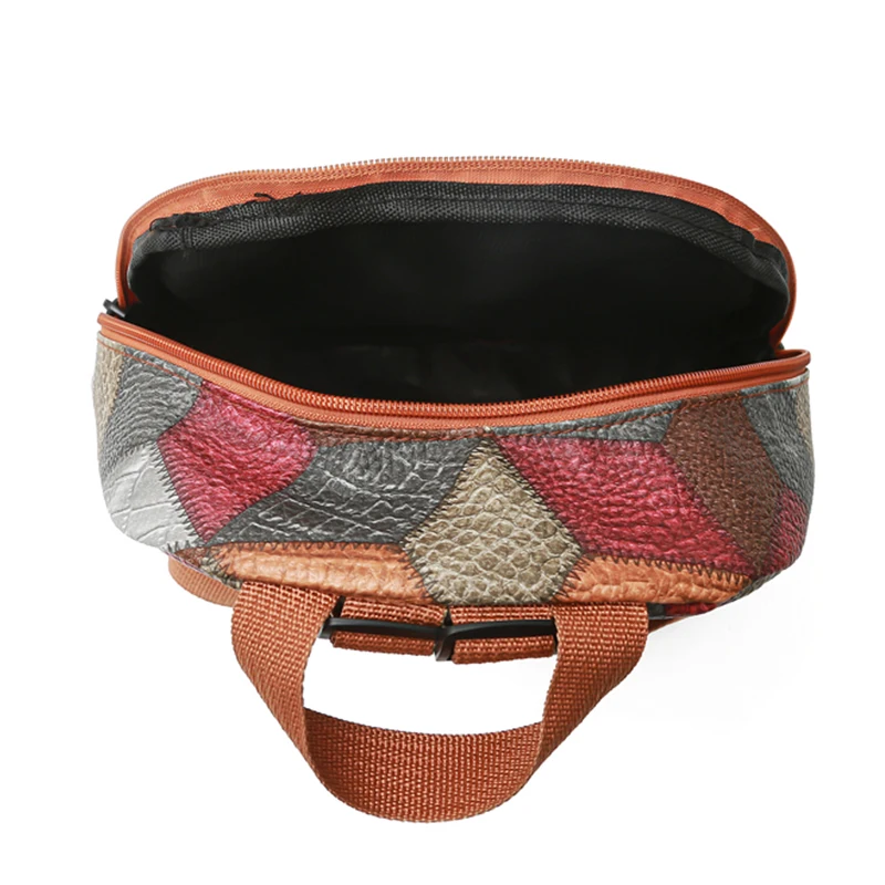 Stijlvolle patchwork rugzak vo - Fashion Backpack Women recensie en prijs